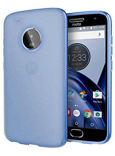 Moto G5 Plus Case, Cimo [Matte] Premium Slim Protective Cover for Motorola Moto G5 Plus (2017) - Blue