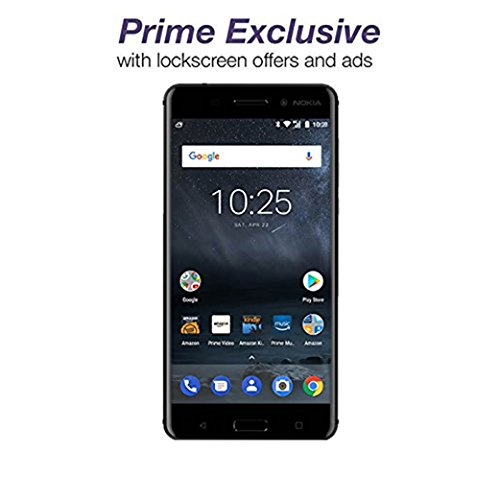 Nokia 6-32 GB - Unlocked (AT&T/T-Mobile) - Black - Prime Exclusive - with Lockscreen Offers & Ads