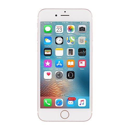 Apple iPhone 6S, Fully Unlocked, 64GB - Rose Gold (Certified Refurbished)
