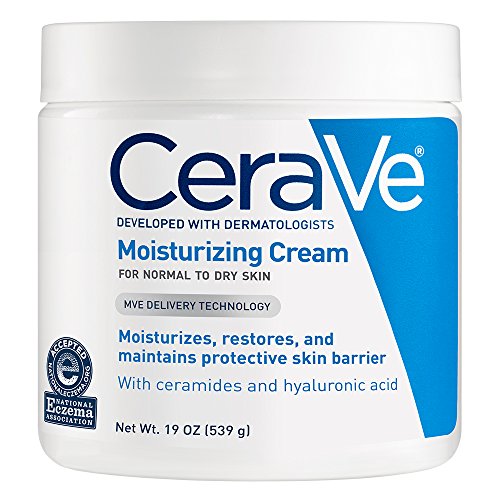 CeraVe Moisturizing Cream 19 oz Daily Face and Body Moisturizer for Dry Skin