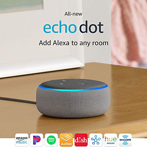 All-new Echo Dot (3rd Gen) - Smart speaker with Alexa - Heather Gray