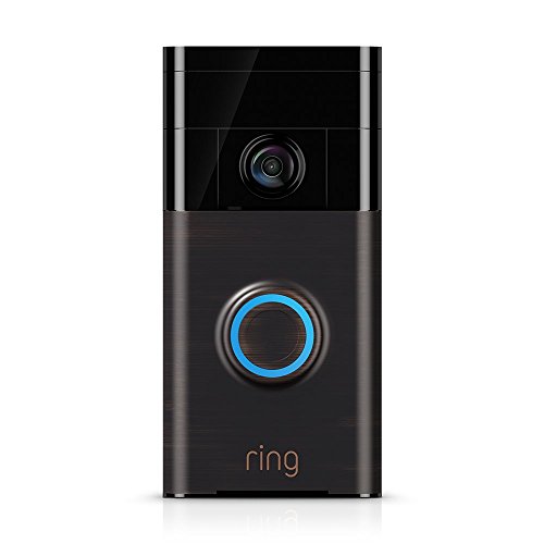 Ring Wi-Fi Enabled Video Doorbell in Venetian Bronze, Works with Alexa