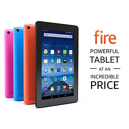 Fire Tablet with Alexa, 7" Display, 8 GB, Black - with Special Offers (Previous Generation - 5th)