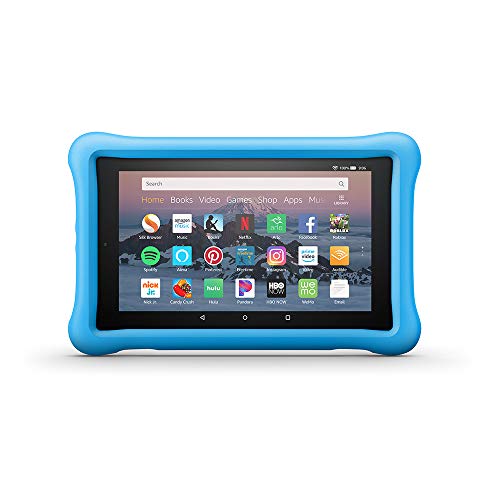 Amazon Kid-Proof Case for Amazon Fire HD 8 Tablet (Compatible with 7th and 8th Generation Tablets, 2017-2018 Releases), Blue