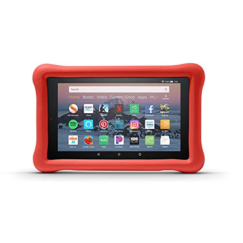 Amazon Kid-Proof Case for Amazon Fire HD 8 Tablet (Compatible with 7th and 8th Generation Tablets, 2017-2018 Releases), Punch Red