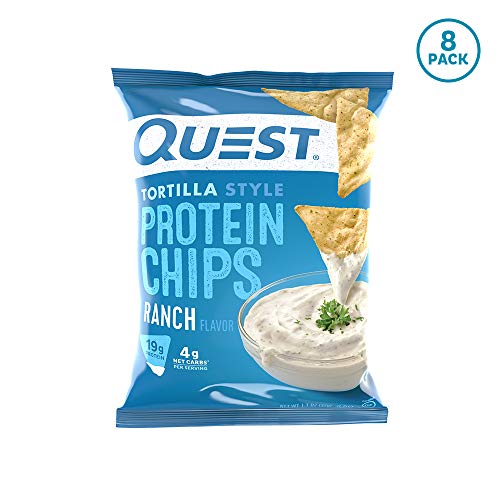 Quest Nutrition Protein Tortilla Chips, Ranch, 8 Count