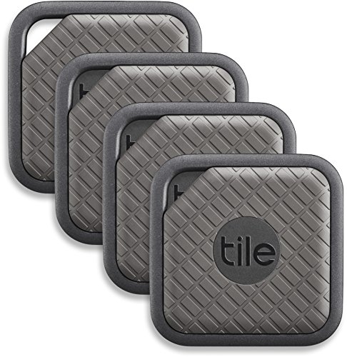 Tile (EC-09004) Sport - Key Finder. Phone Finder. Anything Finder (Graphite) - 4 Pack