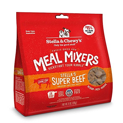 Stella & Chewy&#039;S Freeze-Dried Raw Super Beef Meal Mixers Grain-Free Dog Food Topper, 8 Oz Bag