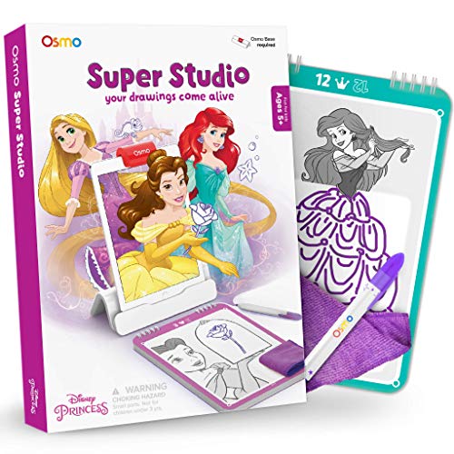 Osmo Super Studio Disney Princess: Learn to Draw Your Favorite Disney Princesses & Watch Them Come to Life! (Base Required)
