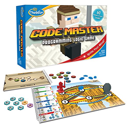 ThinkFun Code Master Programming Logic Game and STEM Toy for Boys and Girls Age 8 and Up - Teaches Programming Skills Through Fun Gameplay