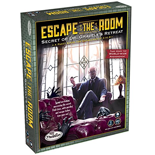 ThinkFun Escape the Room Secret of Dr. Gravely&#039;s Retreat - An Escape Room Experience in a Box For Age 13 and Up