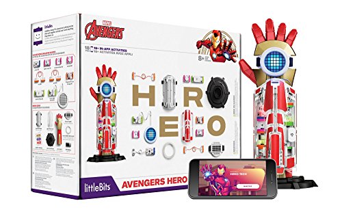 littleBits Marvel Avengers Hero Inventor Kit - Build Super Hero Gear & Code Your Own Super Powers - Kids Ages 8+
