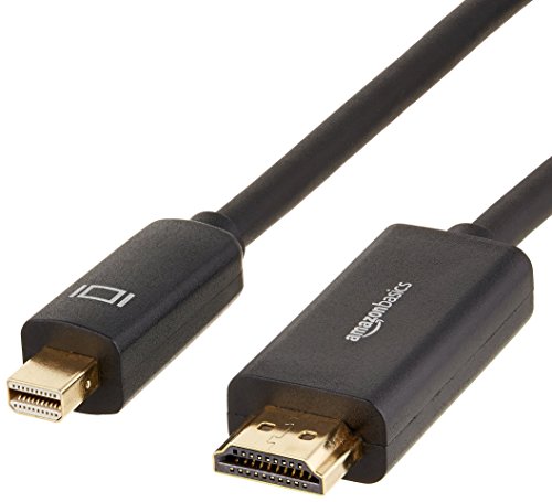 AmazonBasics Mini DisplayPort to HDMI Cable - 6 Feet