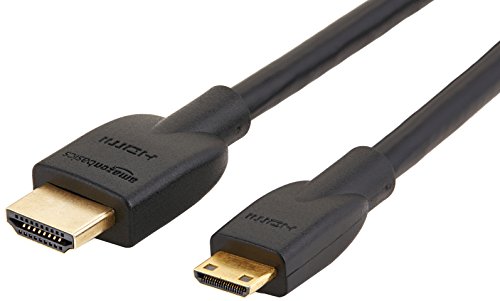 AmazonBasics HL-007342 High-Speed Mini-HDMI to HDMI Cable - 6 Feet