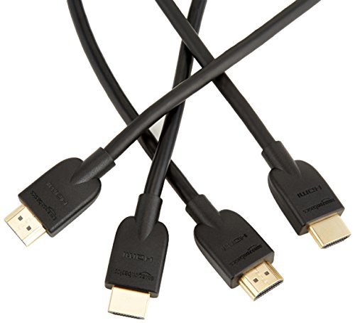 AmazonBasics High-Speed HDMI Cable, 10 Feet, 2-Pack