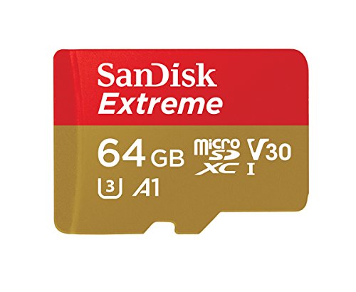 SanDisk Extreme 64GB microSDXC UHS-3 Card - SDSQXAF-064G-GN6MA