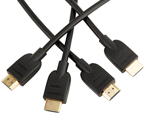 AmazonBasics High-Speed HDMI Cable, 3 Feet, 3-Pack