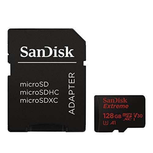 SanDisk Extreme 128GB microSDXC UHS-3 Card - SDSQXAF-128G-GN6MA