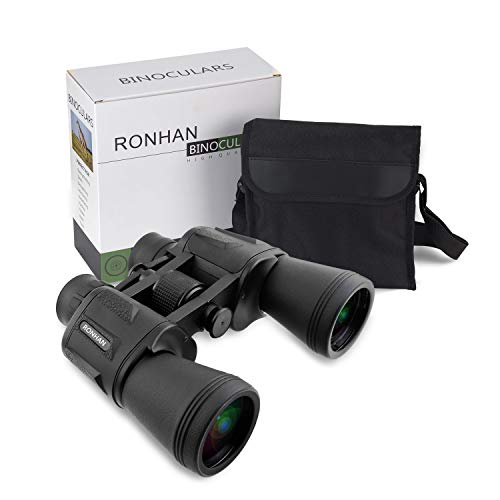 20x50 High Power Military Binoculars, BAK4, Large Eyepiece, Compact and Waterproof Binoculars Telescope with Multilayer-coated Lenses for Adult Bird Watching Astronomy Football Safari Sightseeing Clim