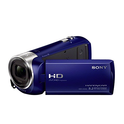 Sony HDRCX240/L Video Camera with 2.7-Inch LCD - Blue (Certified Refurbished)