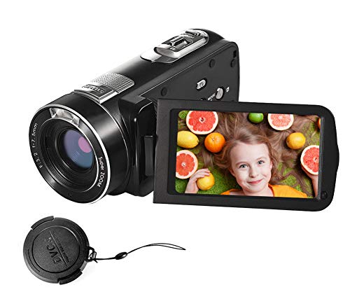 SEREE Camcorder Video Camera Full HD 1080p Digital Camera 24.0MP 18x Digital Zoom 3.0" LCD 270° Rotation Screen with Remote Control