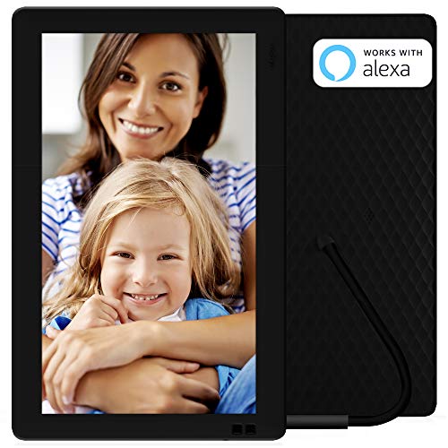Nixplay Seed 13.3 Inch Digital WiFi Picture Frame with IPS Display, iPhone & Android App, Free 10GB Online Storage and Motion Sensor (Black) - W13B