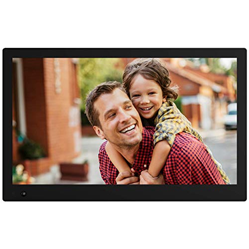 NIX Advance Digital Photo Frame 17.3 Inch X17B. Electronic Photo Frame USB SD/SDHC. Digital Picture Frame with Motion Sensor. Remote Control and 8GB USB Stick Included