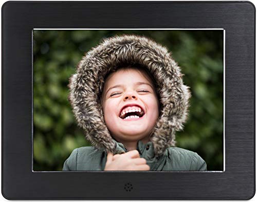 Micca 8-Inch Digital Photo Frame High Resolution LCD, MP3 Music 1080P HD Video Playback, Auto On/Off Timer (Model: N8, Replaces M808z)