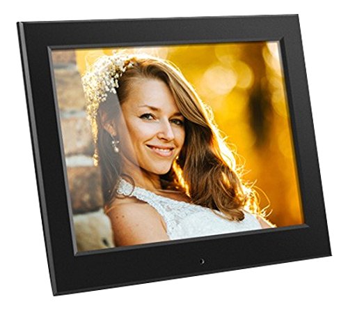 Aluratek - 8" Slim Digital Photo Frame with Auto Slideshow 1024 x 768 Hi-Res