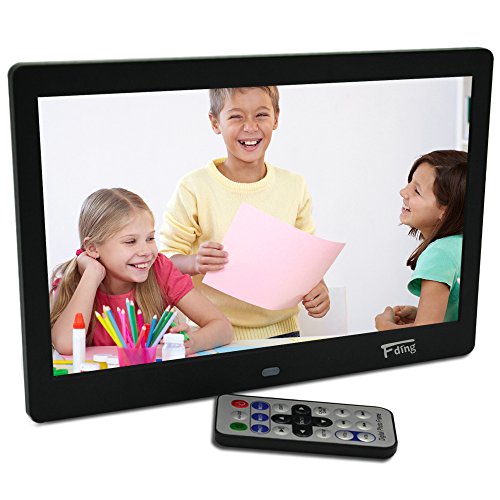 10.1 Inch Hi-Res TFT LED Digital Photo Frame & HD Video(1080P/720p) with 8GB Memory Card-Black