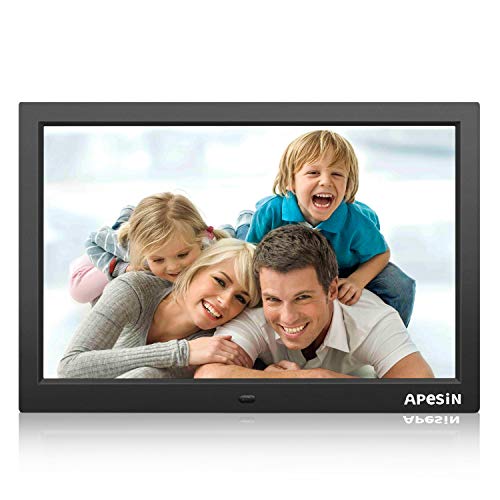 Digital Photo Frame, APESIN 15.4 inch 1440 x 900 Pixels HD Screen(Black)