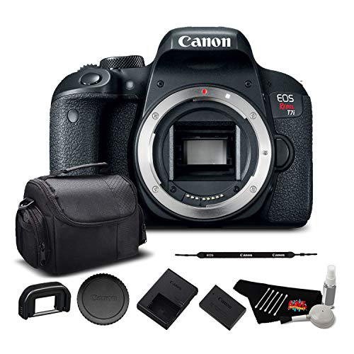 Canon EOS Rebel T7i Digital SLR Camera (Body Only) 1894C001 - Starter Bundle