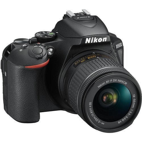 Nikon 1576 D5600 DX-Format Digital SLR with AF-P DX NIKKOR 18-55mm f/3.5-5.6G VR Lens, Black