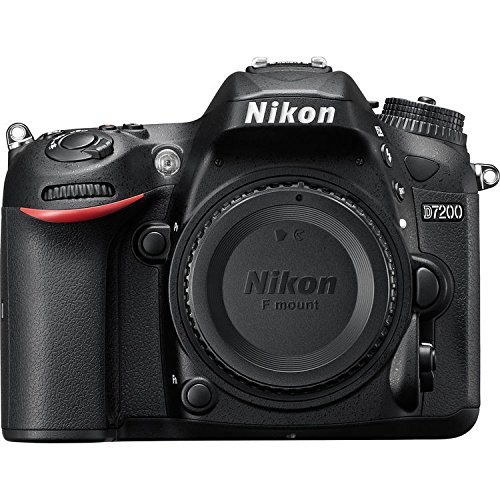 Nikon D7200 DX-Format DSLR Body (Black)