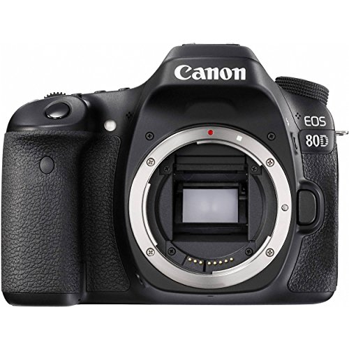 Canon EOS 80D Digital SLR Camera Body (Black) (International Model) No Warranty