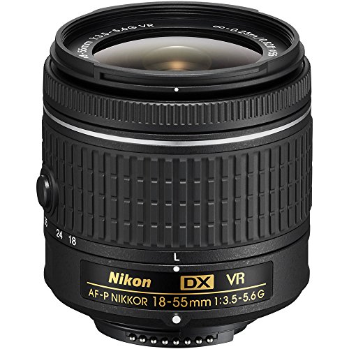 Nikon 18-55mm f/3.5-5.6G VR AF-P DX Zoom-Nikkor Lens - (Certified Refurbished)
