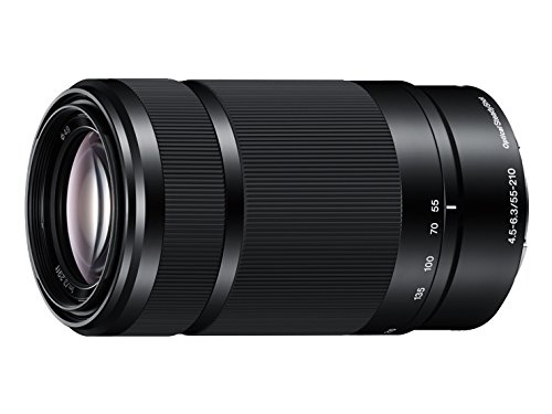 Sony E 55-210mm F4.5-6.3 Lens for Sony E-Mount Cameras (Black) - International Version (No Warranty)