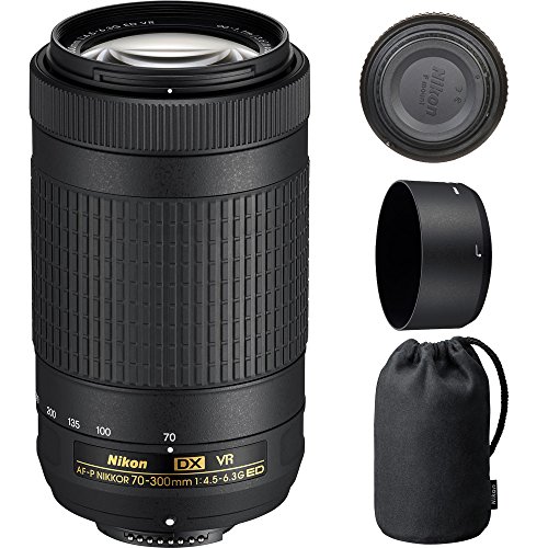 Nikon 70-300mm f/4.5-6.3G VR DX AF-P ED Zoom-NIKKOR Lens - (Certified Refurbished)