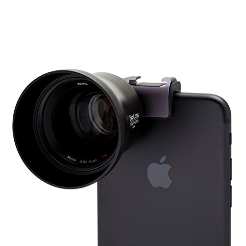 ExoLens Pro with Optics by ZEISS (Mutar 2.0x Asph T*) Telephoto Lens for iPhone 7, 6s, 6s Plus, 6, 6 Plus