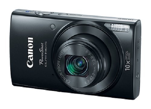 Canon Cameras US 1084C001 Canon PowerShot ELPH 190 Digital Camera w/10x Optical Zoom and Image Stabilization - Wi-Fi & NFC Enabled (Black)