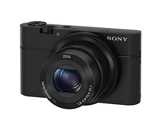 Sony RX100 20.2 MP Premium Compact Digital Camera w/ 1-inch sensor, 28-100mm ZEISS zoom lens, 3" LCD