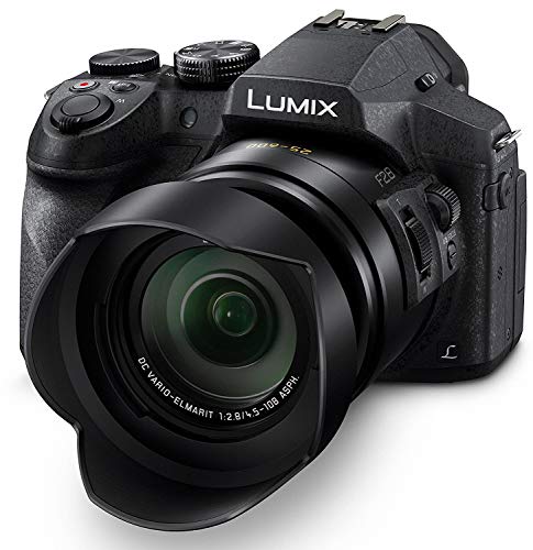 PANASONIC LUMIX FZ300, 12.1 Megapixel, 1/2.3-inch Sensor, 4K Video, WiFi, Splash & Dustproof Body, Leica DC 24X F2.8 Zoom Lens (USA Black)