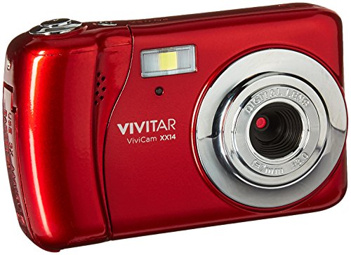 Vivitar VXX14 20.1 MP Selfie Cam Digital Camera, Red