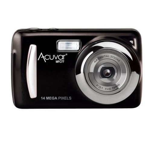 Acuvar 14MP Megapixel Compact Digital Camera and Video with 2.4" Screen and USB Cable