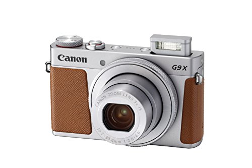 Canon PowerShot G9 X Mark II Compact Digital Camera w/1 Inch Sensor and 3inch LCD - Wi-Fi, NFC, Bluetooth Enabled (Silver)