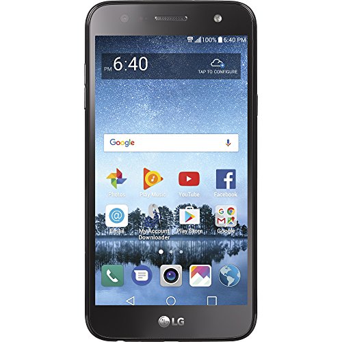 TracFone LG Fiesta 2 4G LTE Prepaid Smartphone with Amazon Exclusive Free $40 Airtime Bundle