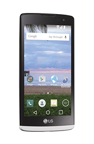 LG Sunset L33L White Android Prepaid Phone with Triple Minutes (TracFone)