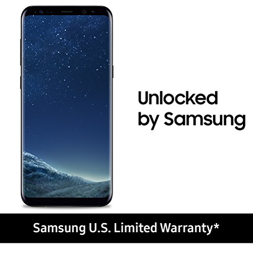 Samsung Galaxy S8+ Unlocked 64GB  -  Midnight Black [US Version]