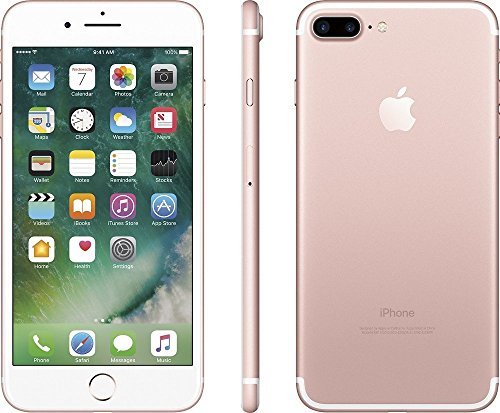 Apple iPhone 7 Plus, GSM Unlocked, 128GB - Rose Gold (Refurbished)