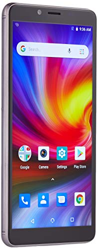 NUU Mobile G1 Unlocked Smartphone - 16GB - 5000 mAh Big Battery - Grey - US Warranty